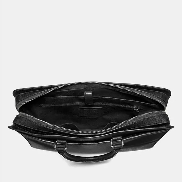 Black leather Coach Bag - Beckett Structured Brief - Style No. F73524 - Picture 3 of 6